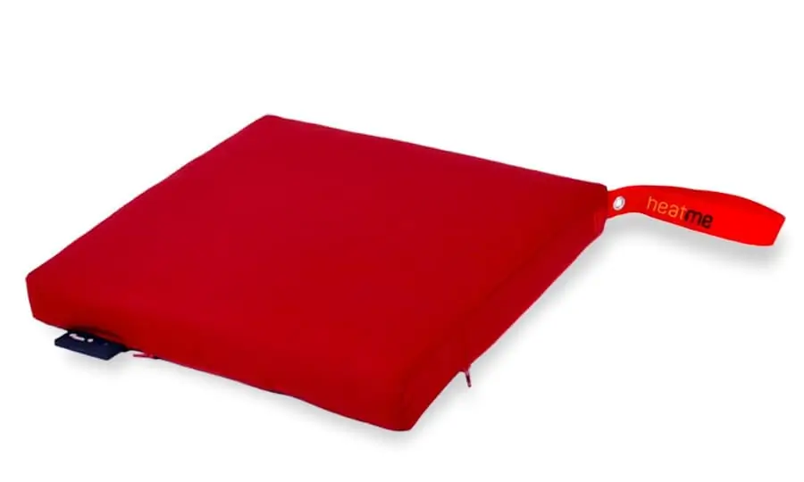 Coussin chauffant sur batterie sans fil - Rouge